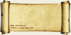 Anđela Kaloper vizit kartica